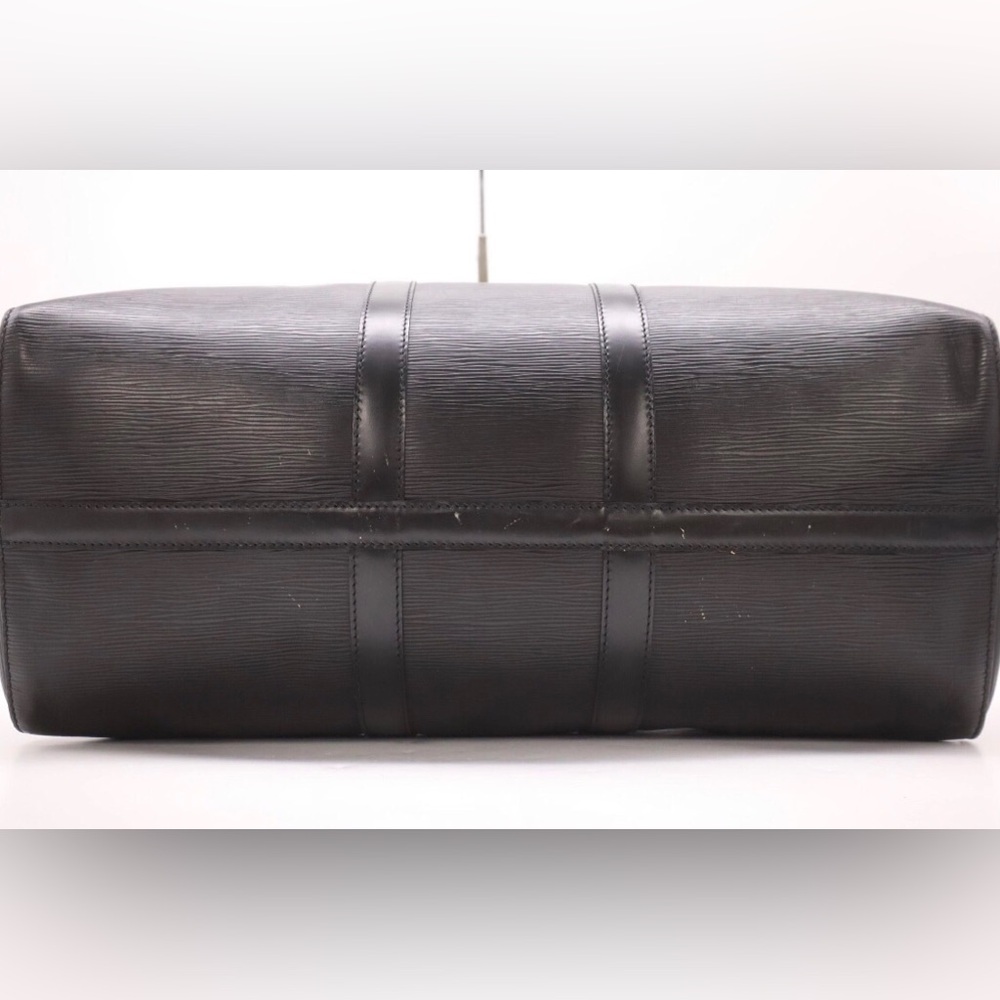 Louis Vuitton Black Epi Leather Keepall 45 - Picture 8 of 13